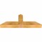 Ekena Millwork Portland Rough Sawn Timber Gable Bracket, Western Red Cedar, 36"W x 13"H x 4"D x 4"F, 9/12 Pitch GBW036X13X0404POR00RWR - alternate 2